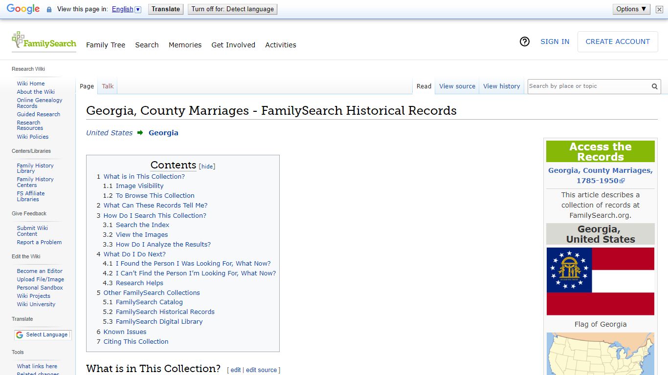 Georgia, County Marriages - FamilySearch Historical Records