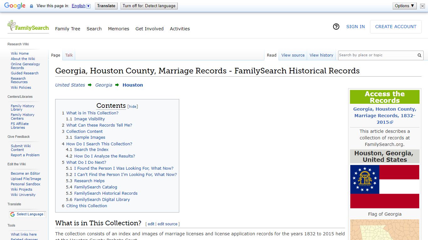 Georgia, Houston County, Marriage Records - FamilySearch ...